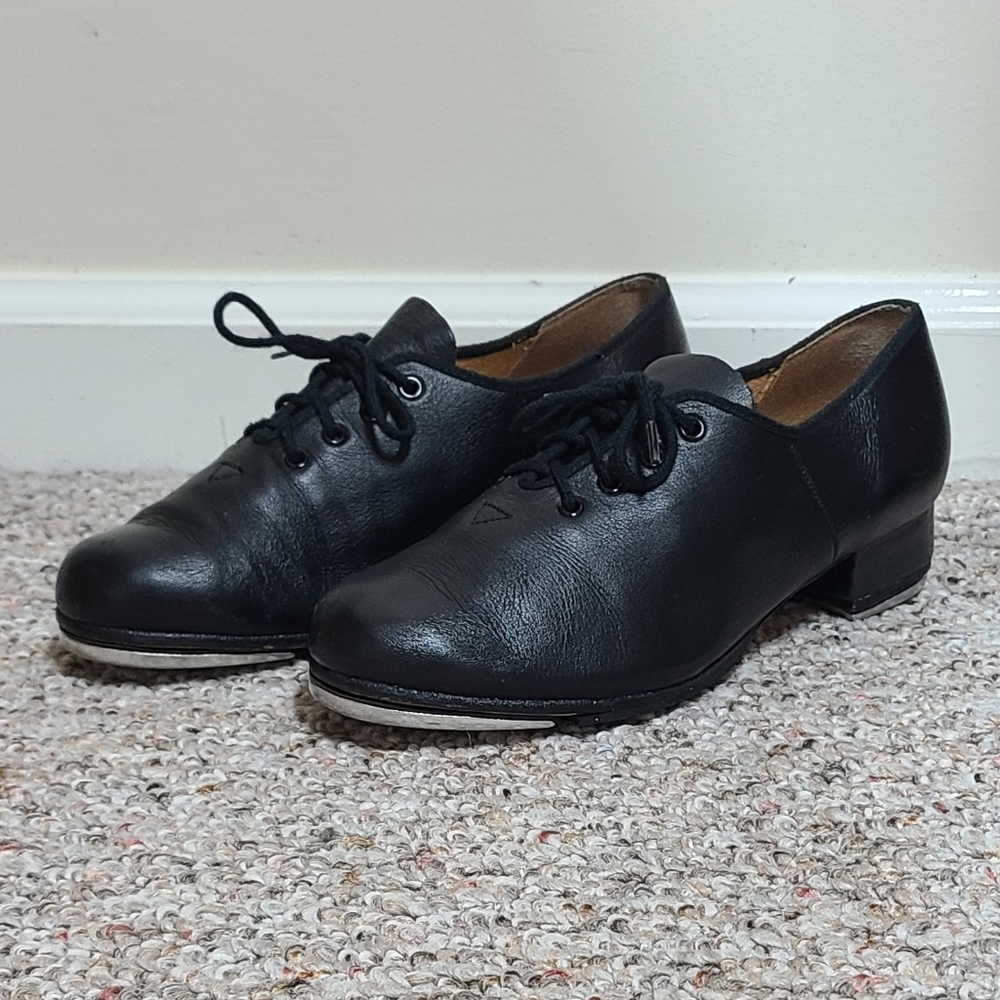 Bloch Black Lace-Up Tap Shoes – 7 ½